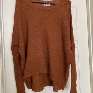 Burnt orange oversized sweater